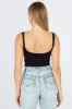 Black Crop Tank Top Seamless sold by Ally Fashion