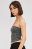 Grey Supersoft Bandeau Top sold by Ally Fashion