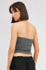 Grey Supersoft Bandeau Top sold by Ally Fashion