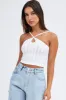 White Singlet Top Seamless sold by Ally Fashion