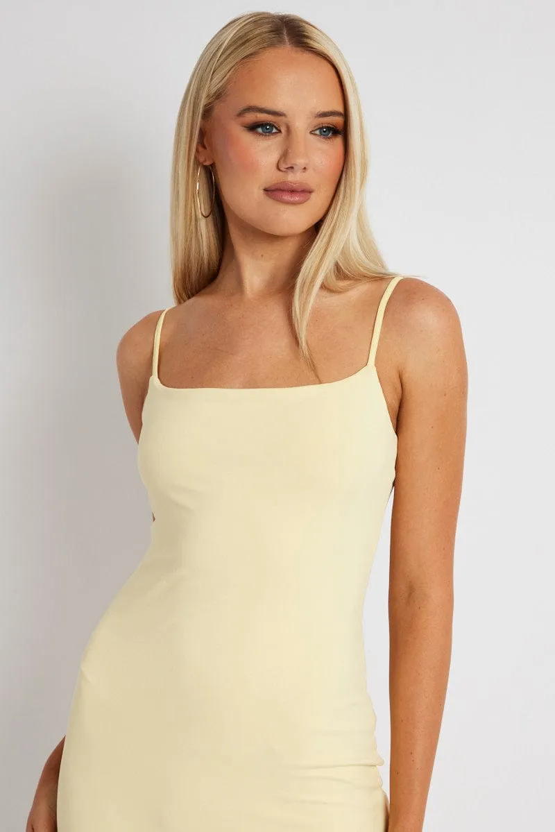 Yellow Supersoft Maxi Dress Sleeveless sold by Ally Fashion product image thumbnail 3