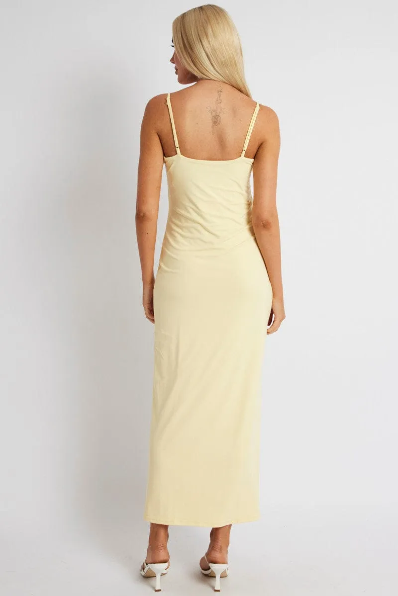 Yellow Supersoft Maxi Dress Sleeveless sold by Ally Fashion product image thumbnail 5