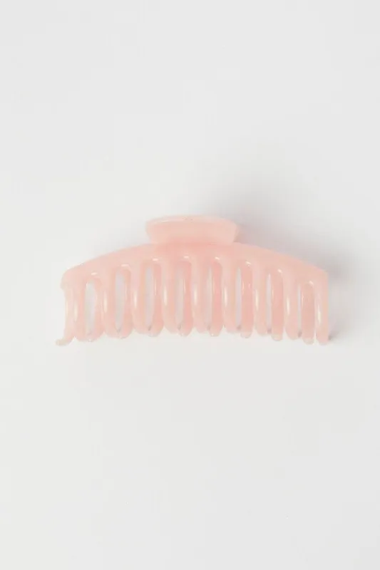 Pink Classic Hair Claw Clip sold by Ally Fashion
