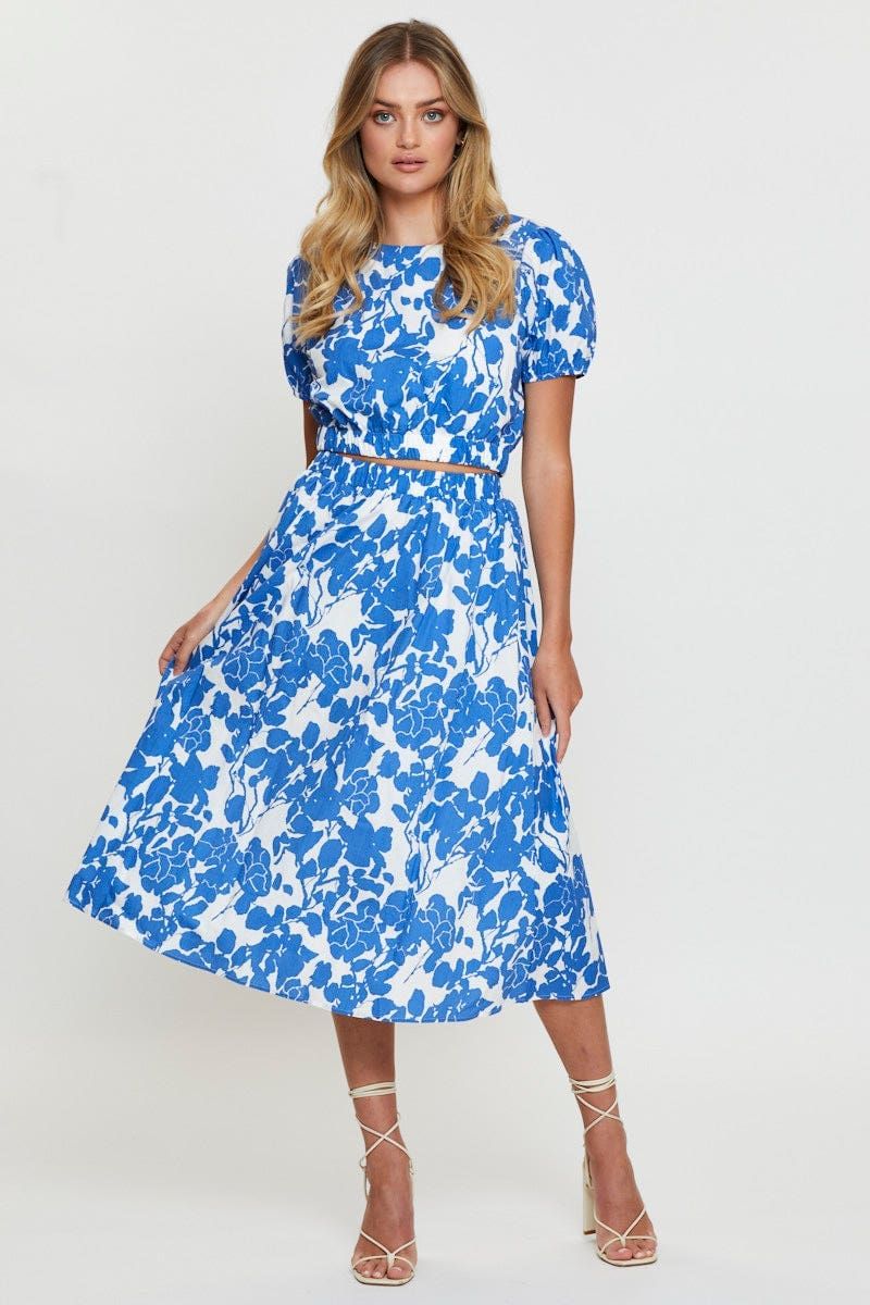 Print Midi Skirt High Rise sold by Ally Fashion product image thumbnail 3