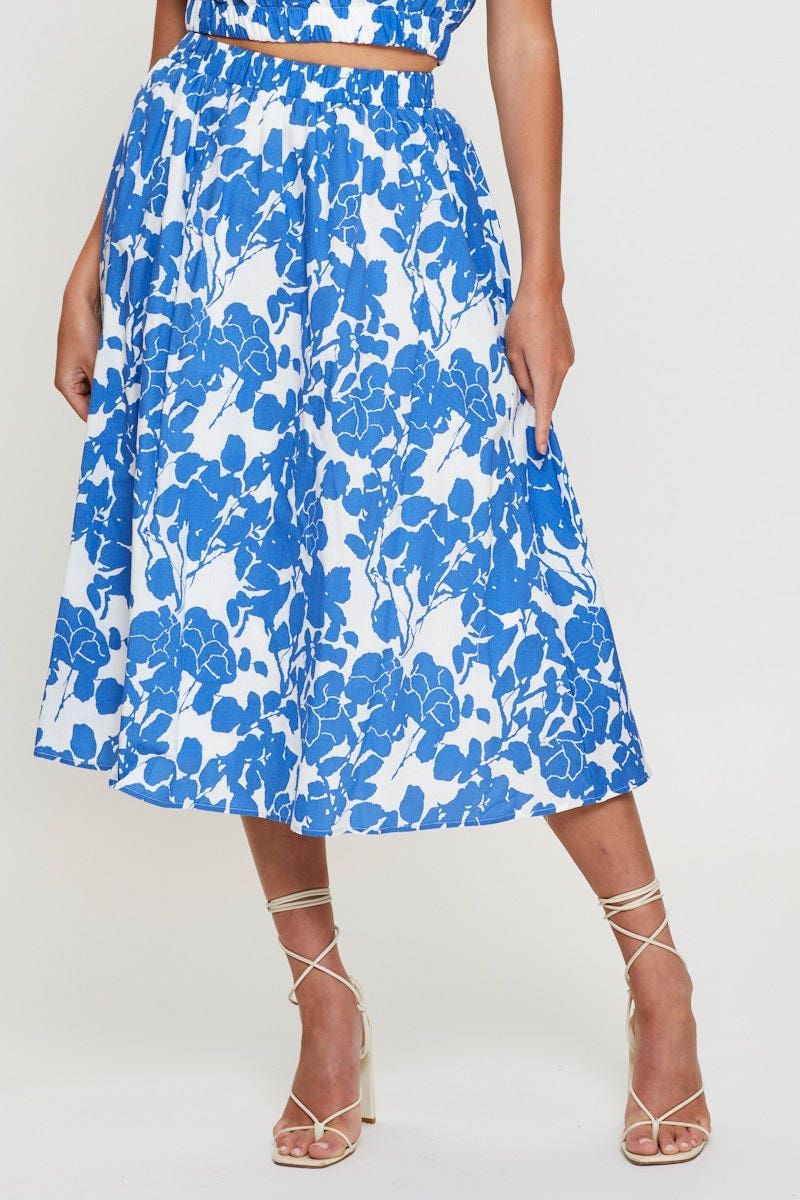 Print Midi Skirt High Rise sold by Ally Fashion product image thumbnail 2