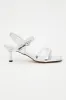 Silver Strappy Silver Heels sold by Ally Fashion