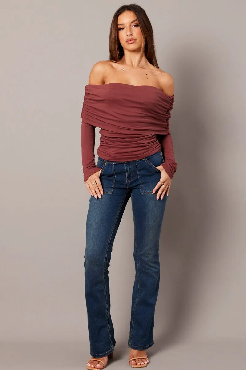 Denim Flare Jean Low Rise sold by Ally Fashion product image thumbnail 2