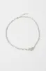 Grey Butterfly Detail Chain Necklace sold by Ally Fashion
