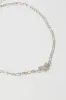 Grey Butterfly Detail Chain Necklace sold by Ally Fashion