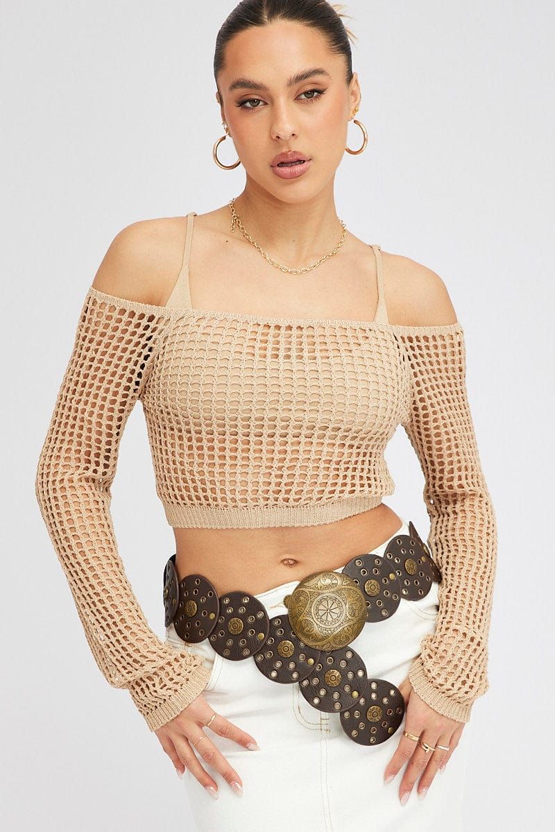 Brown Disc Belt sold by Ally Fashion product image thumbnail 2