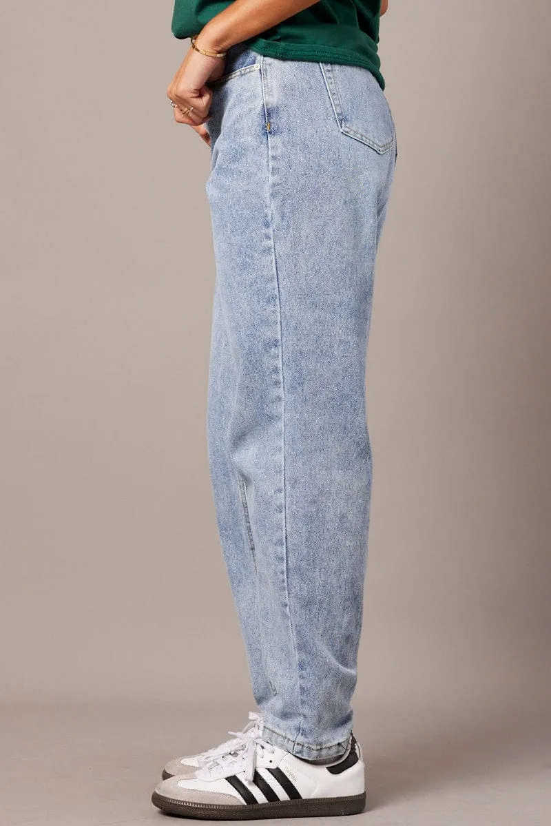 Denim Mom Jean High Rise sold by Ally Fashion product image thumbnail 4