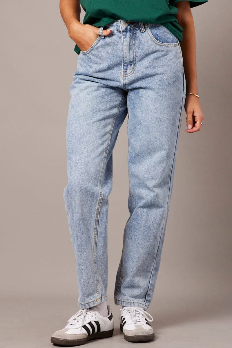 Denim Mom Jean High Rise sold by Ally Fashion product image thumbnail 3