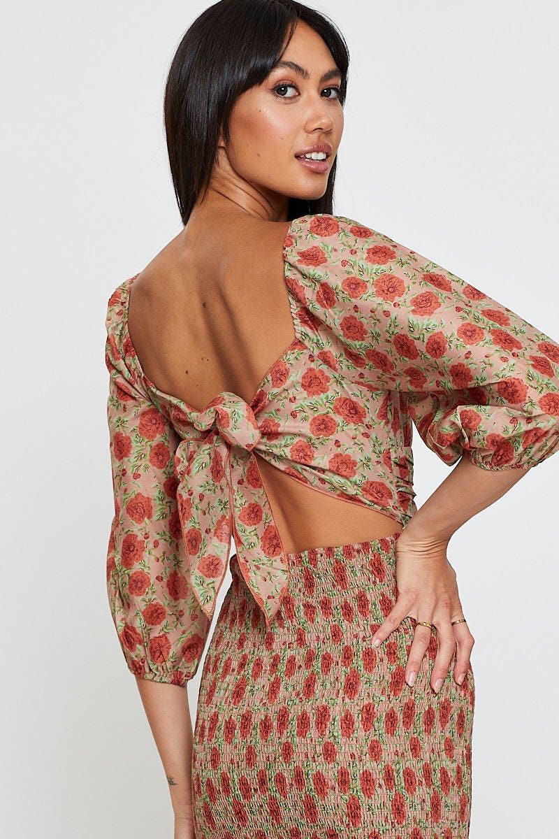 Print Mini Dress Long Sleeve Bodycon sold by Ally Fashion product image thumbnail 2