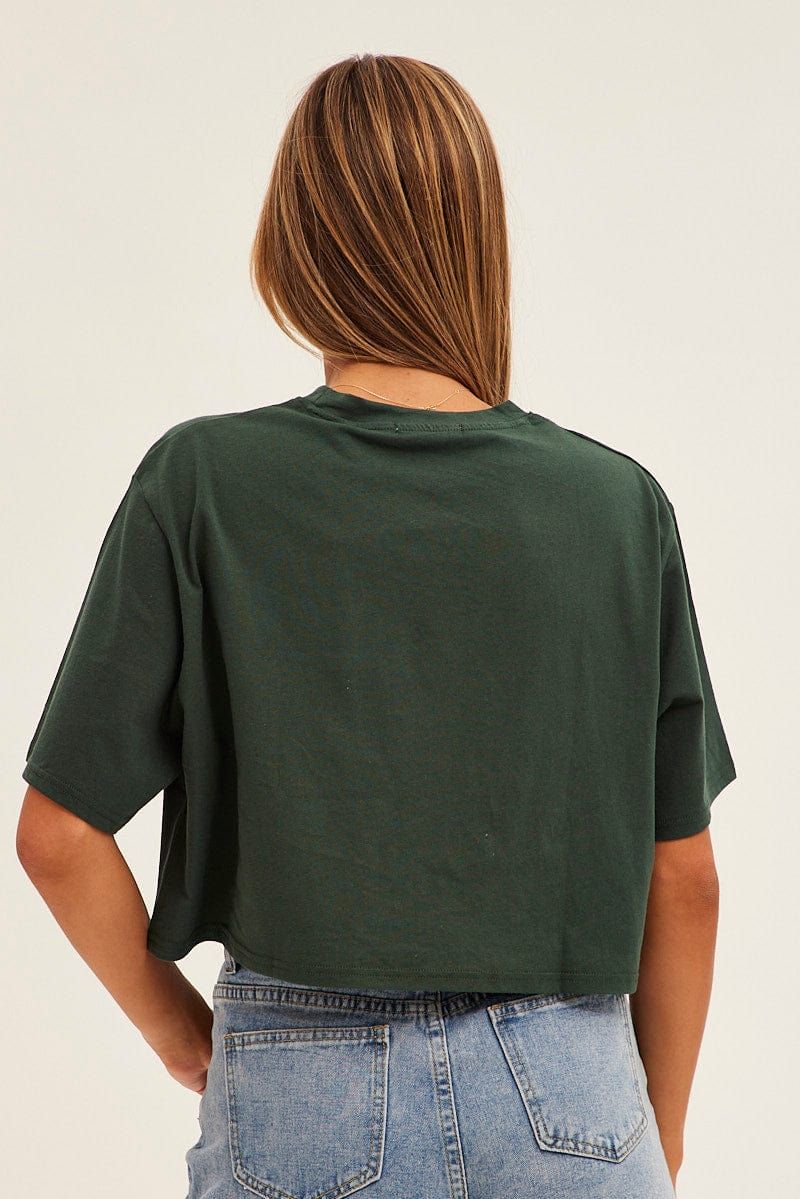 Forest Graphic T-Shirt Eagle Short Sleeve Crew sold by Ally Fashion product image thumbnail 5