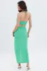 Green Twist Maxi Skirt sold by Ally Fashion