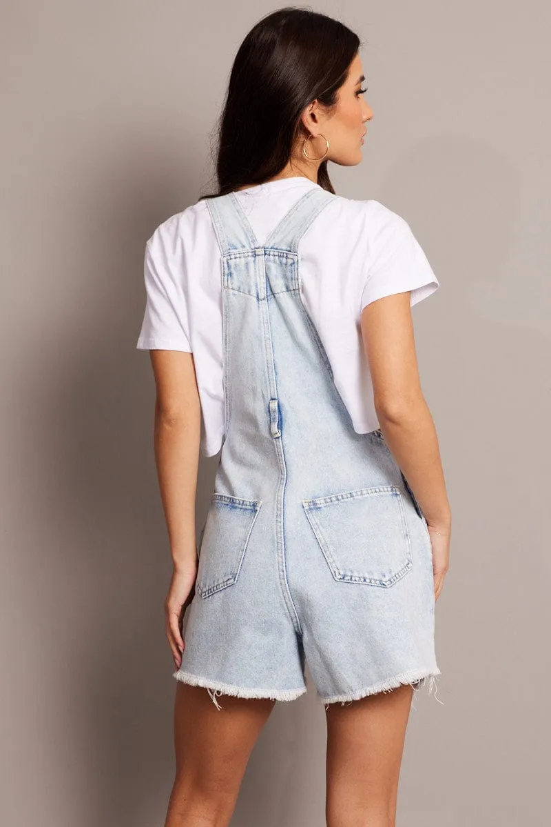 Denim Denim Overalls sold by Ally Fashion product image thumbnail 5