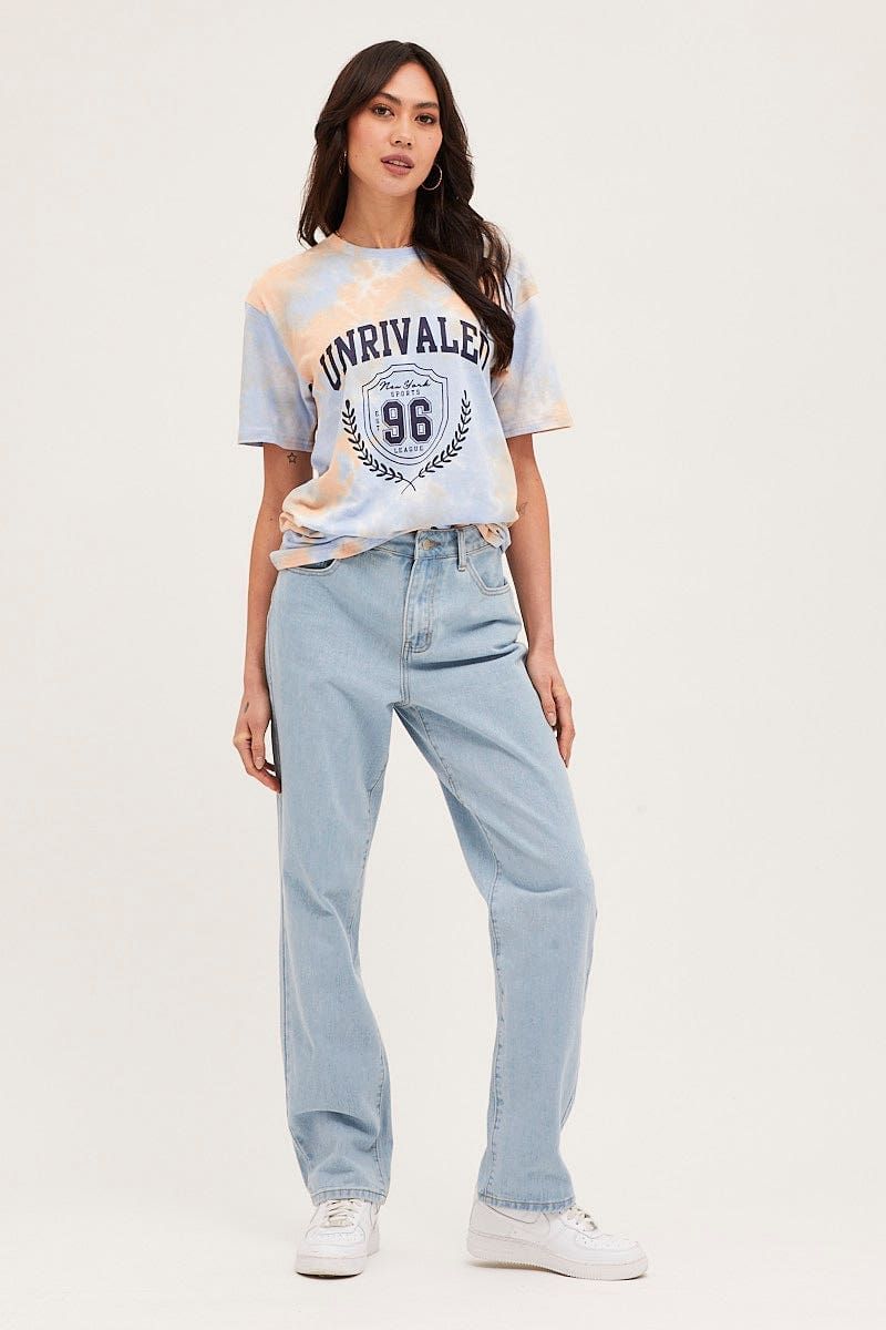 Multi Short Sleeve Graphic Tee sold by Ally Fashion product image thumbnail 2