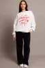 Grey Graphic Sweat Long Sleeve sold by Ally Fashion