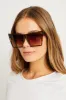 Brown Oversized Squared Sunglasses sold by Ally Fashion