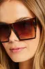 Brown Oversized Squared Sunglasses sold by Ally Fashion