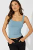 Blue Supersoft Top Sleeveless sold by Ally Fashion