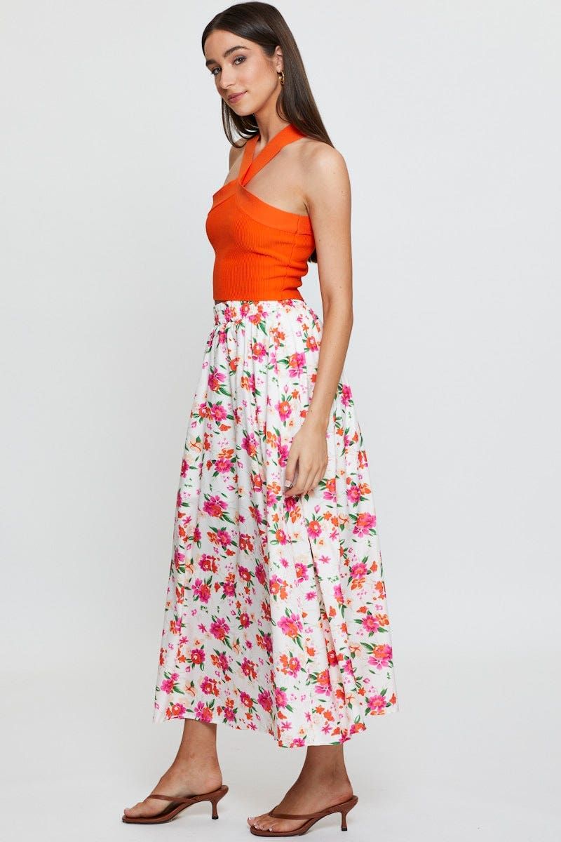 Print Maxi Skirt High Rise sold by Ally Fashion product image thumbnail 4