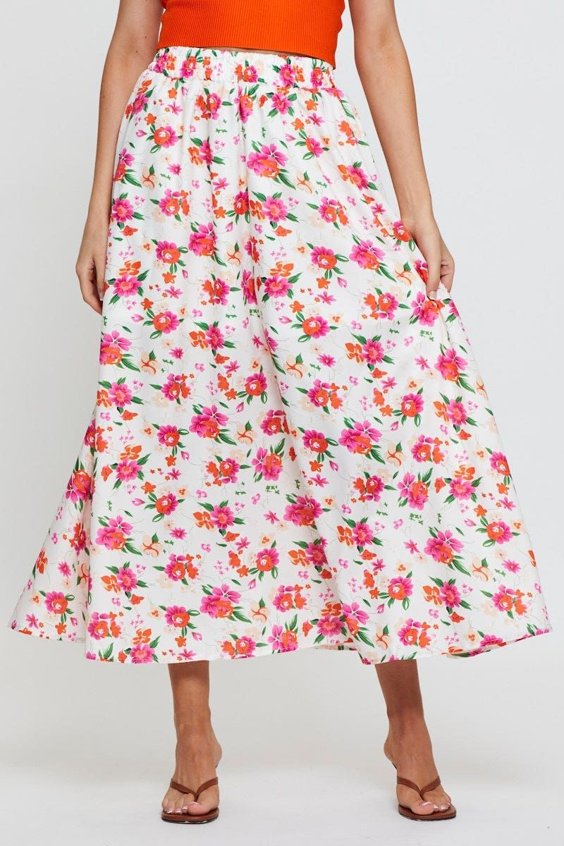 Print Maxi Skirt High Rise sold by Ally Fashion product image thumbnail 2
