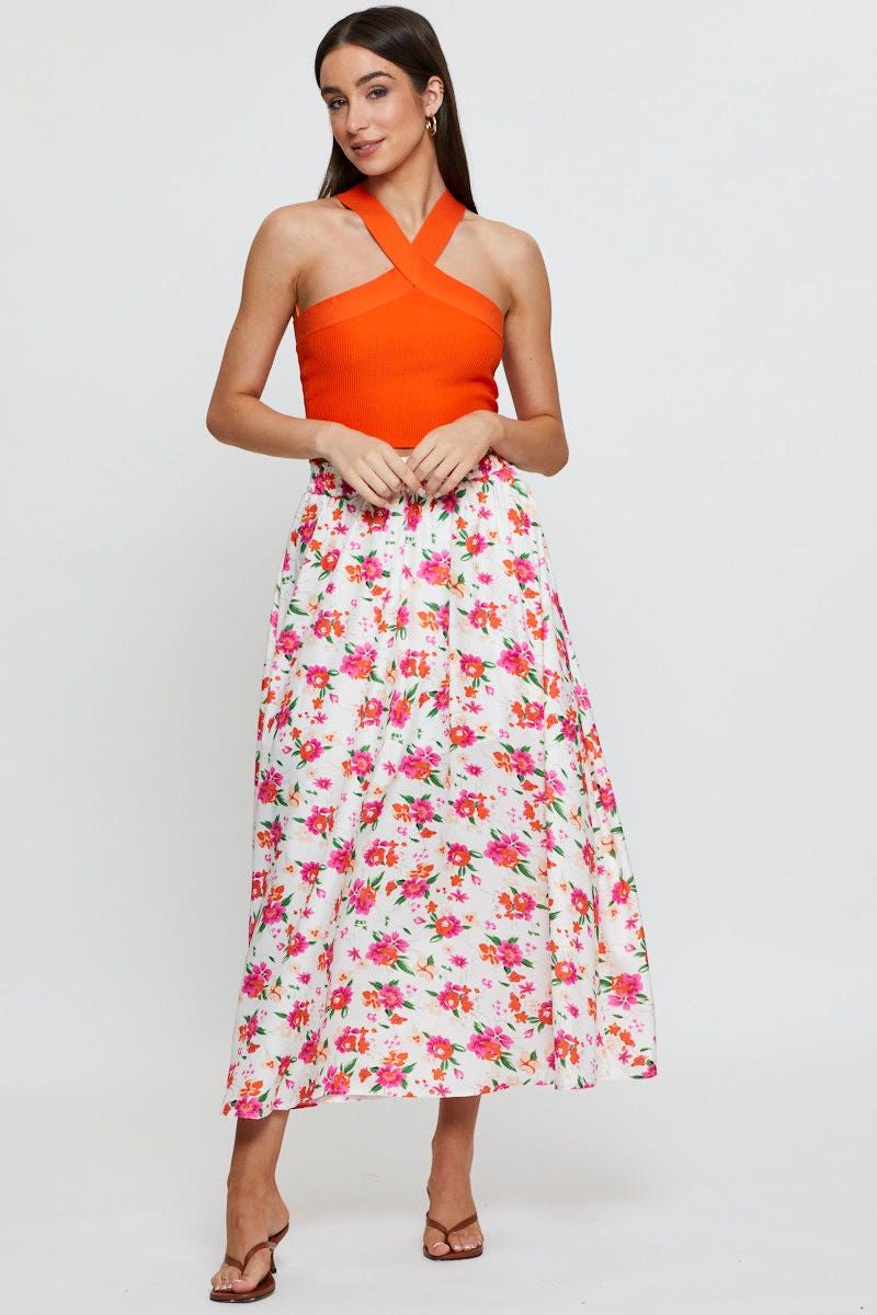 Print Maxi Skirt High Rise sold by Ally Fashion product image thumbnail 3