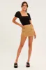 Beige Cargo Skirt Mini High Rise sold by Ally Fashion