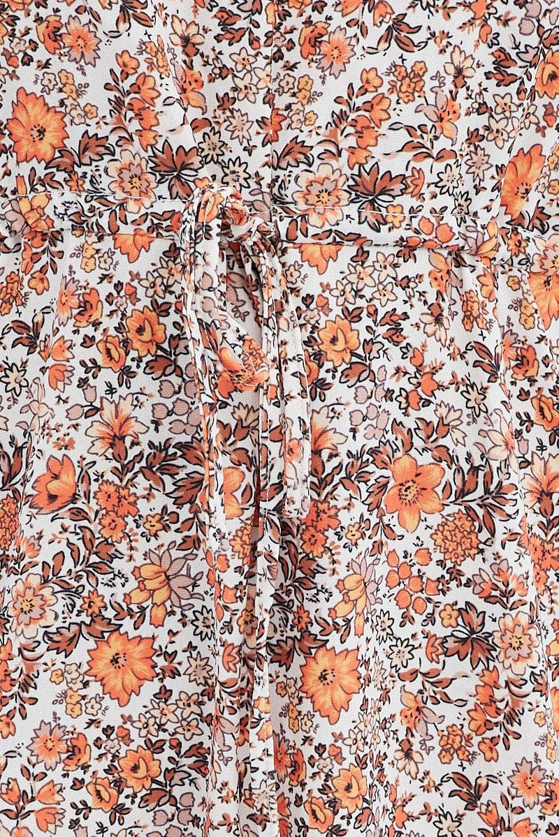 Print Midi Dress Ruffle sold by Ally Fashion product image thumbnail 6