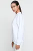 White Graphic Sweater Long Sleeve sold by Ally Fashion