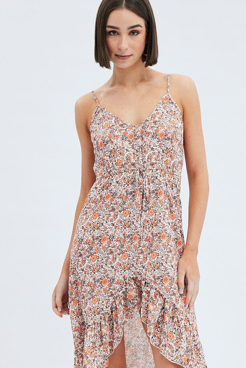 Print Midi Dress Ruffle sold by Ally Fashion product image thumbnail 2