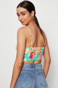 Print Crop Boobtube Bandeau sold by Ally Fashion