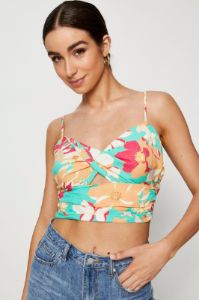 Print Crop Boobtube Bandeau sold by Ally Fashion