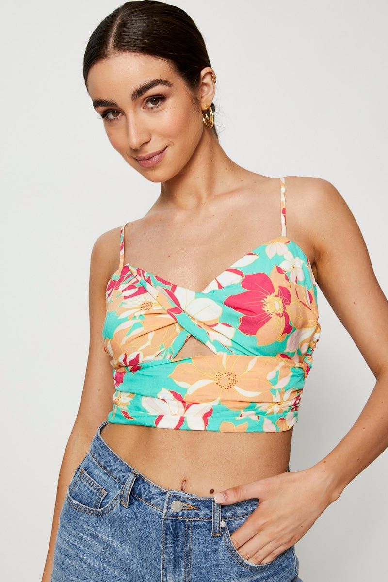Print Crop Boobtube Bandeau sold by Ally Fashion product image thumbnail 3