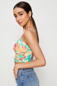 Print Crop Boobtube Bandeau sold by Ally Fashion