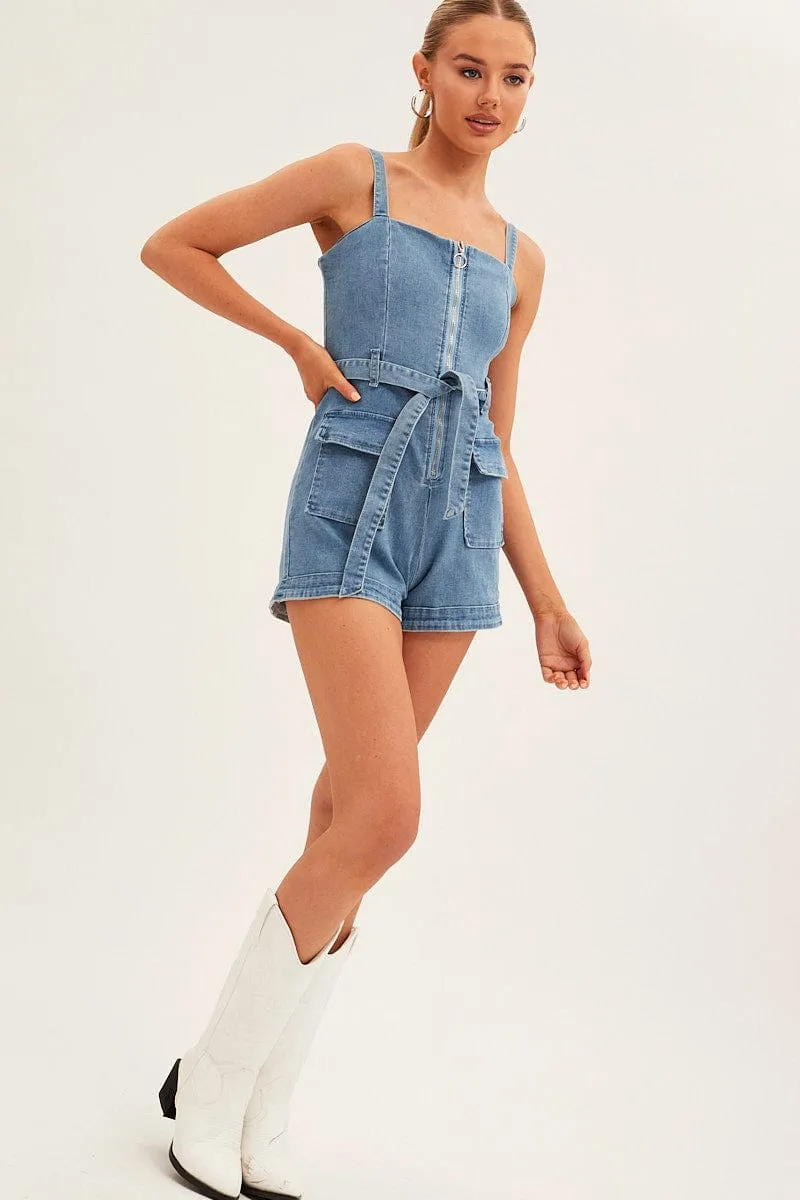 Blue Denim Overall sold by Ally Fashion product image thumbnail 2