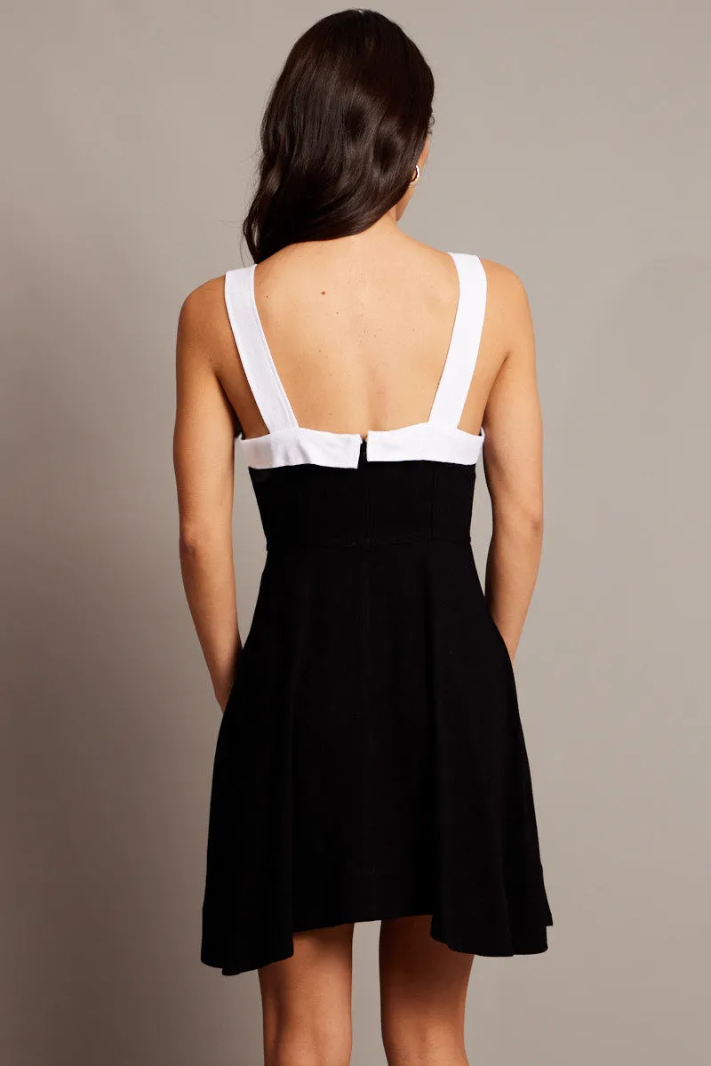 Black Fit And Flare Dress Mini sold by Ally Fashion product image thumbnail 4