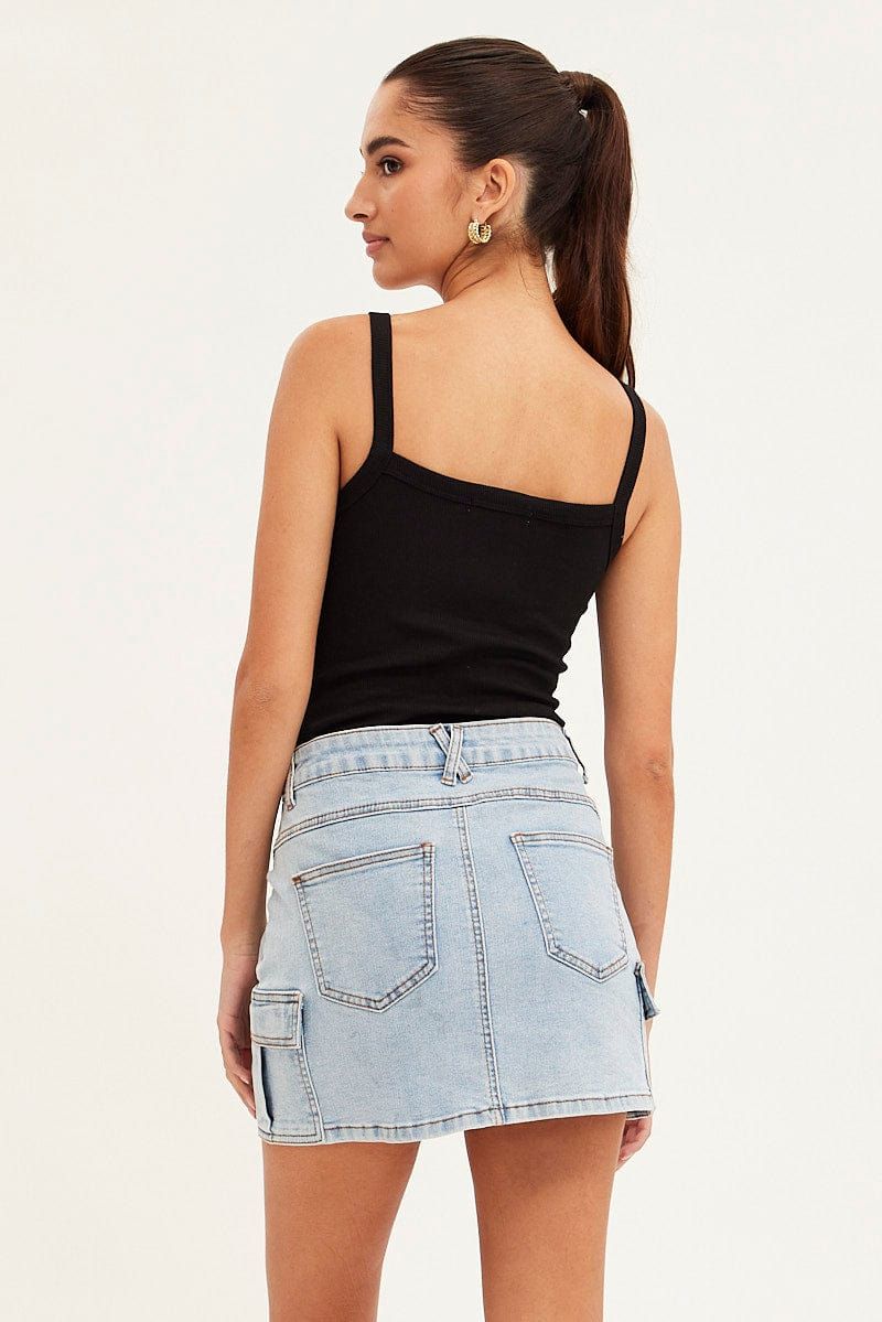 Black Bodysuit Singlet Round Neck sold by Ally Fashion product image thumbnail 5