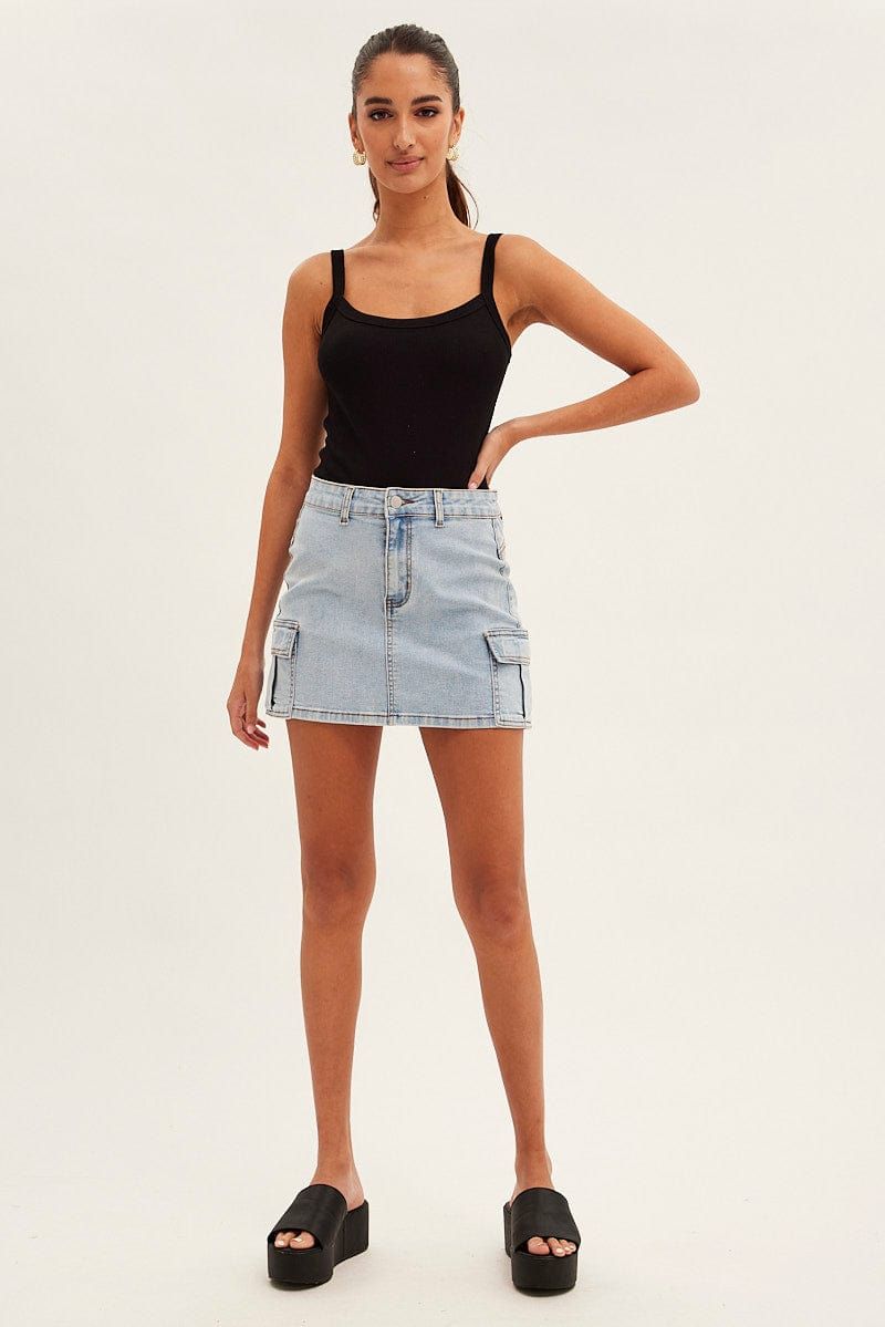 Black Bodysuit Singlet Round Neck sold by Ally Fashion product image thumbnail 2