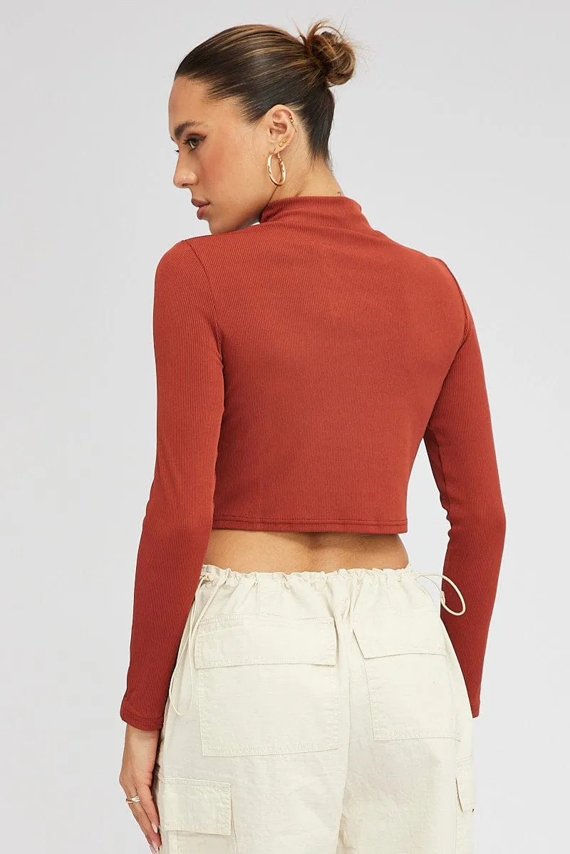 Beige Cut Out Top sold by Ally Fashion product image thumbnail 5