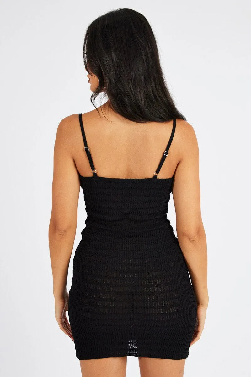 Black Knit Dress Sleeveless sold by Ally Fashion product image thumbnail 5