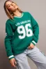 Green Graphic Tee Long Sleeve sold by Ally Fashion