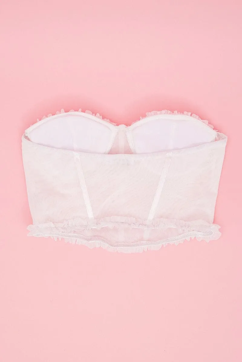 Black Mesh Corset Top Lingerie sold by Ally Fashion product image thumbnail 3