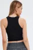 Black Graphic Crop Top Sleeveless sold by Ally Fashion