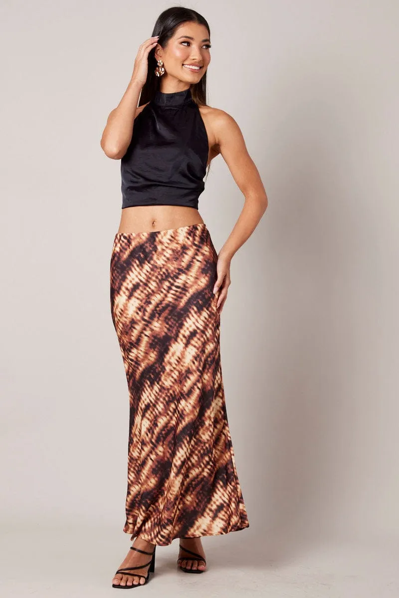 Black High Neck Top Sleeveless Tie Back Satin sold by Ally Fashion product image thumbnail 2