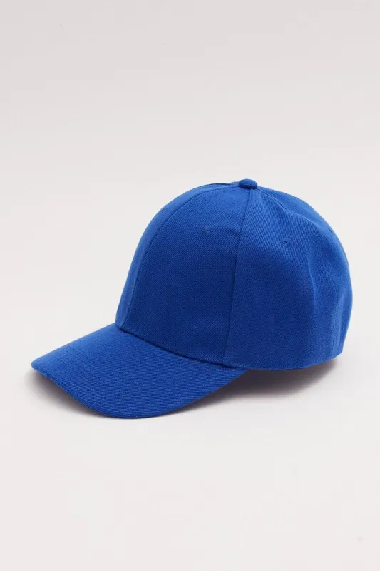 Blue Plain Baseball Cap sold by Ally Fashion