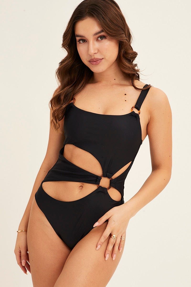 Black Swimsuit One Piece sold by Ally Fashion product image thumbnail 2