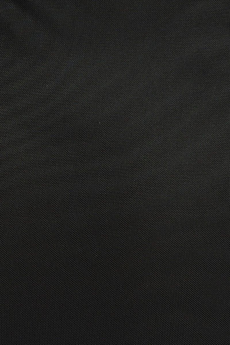 Black Maxi Dress Asymmetric Ruffle Cut Out sold by Ally Fashion product image thumbnail 6