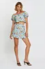 Print Flare Skirt Mini High Rise sold by Ally Fashion